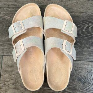 Birkenstock Arizona Vegan Iridescent Sandals Size 41 Narrow/Regular (Womens 10)